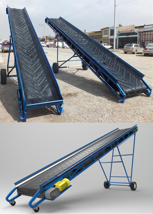 Incline Conveyor Movable Belts
